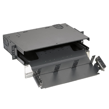 PANDUIT FRME2 Бокс оптический 19" 2U для 6 FAP или FMP модулей (для использования с претерминированными кассетами) , размер (ВхШхГ) 87,6 мм x 435,9 мм x 299,7 мм