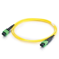 Hyperline FHD-MC3-9-MPOM12/AS-MPOM12/AS-A-15M-LSZH-YL Патч-корд волоконно-оптический MPO (папа) - MPO (папа), тип A, 12 волокон, 9/125 (OS2), LSZH, 15 м