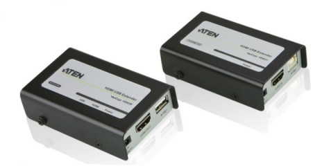 ATEN/VANCRYST VE803-AT-G Удлинитель, HDMI+USB, 60 метр., 2xUTP Cat5e, HDMI+2xRJ45+USB, F, без шнуров, 2xБ.П. 220> 5V, (по витой паре;до 1920x1200 60Hz;HDTV 480p/720p/1080i/1080p;HDCP)