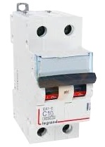LEGRAND 407275 Автоматический выключатель, серия DX3-E, С10A, 6kA, 2-полюсный