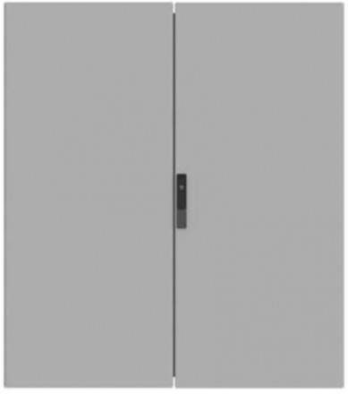 DKC / ДКС R5CPE1681 Дверь сплошная, 1600x800мм (ВхШ), двустворчатая, для шкафов серий DAE/CQE, IP65, цвет серый RAL 7035