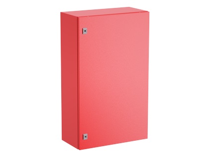 Шкафы металлические навесные красного цвета ДКС серии ST