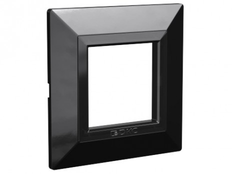 Рамки черные из металла для настенного монтажа ДКС серии Avanti