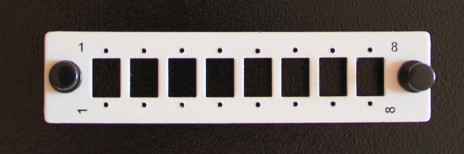 Лицевые панели (модули) для установки оптических адаптеров Hyperline серии FO-FP-W140H42 - фото 4
