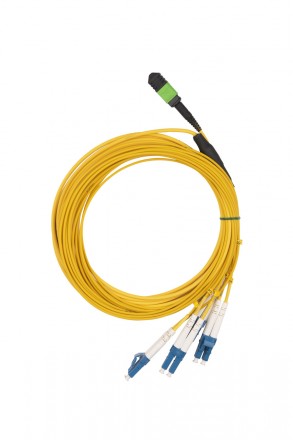 Сборки кабельные волоконно-оптические SM 9/125 (OS2), MPO-LC Hyperline
