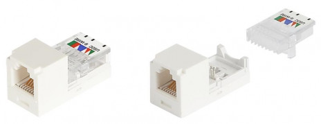 Модули Mini-Com® тип Mini-Jack™ (Leadframe тип) телефонные RJ-12(6P6C), по схеме разводки USOC PANDUIT